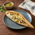 Tamal verde con pollo y queso