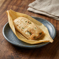 Tamal de rajas con queso